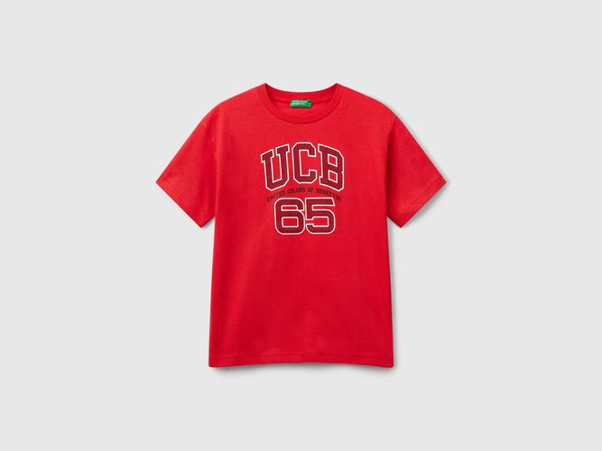 Benetton, T-shirt Avec Logo, taille 2XL, Rouge, Enfants - United Colors of Benetton - Modalova