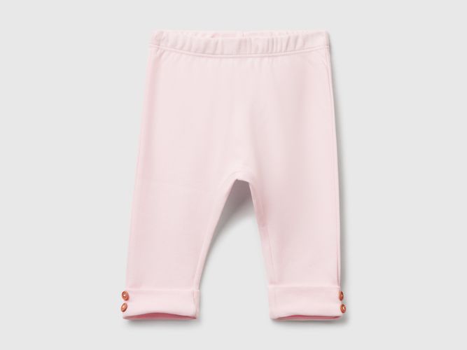 Benetton, Legging En Pur Coton, taille 0-1, Rose, Enfants - United Colors of Benetton - Modalova