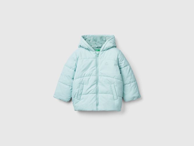 Benetton, Doudoune À Capuche, taille 12-18, Bleu Vert, Enfants - United Colors of Benetton - Modalova