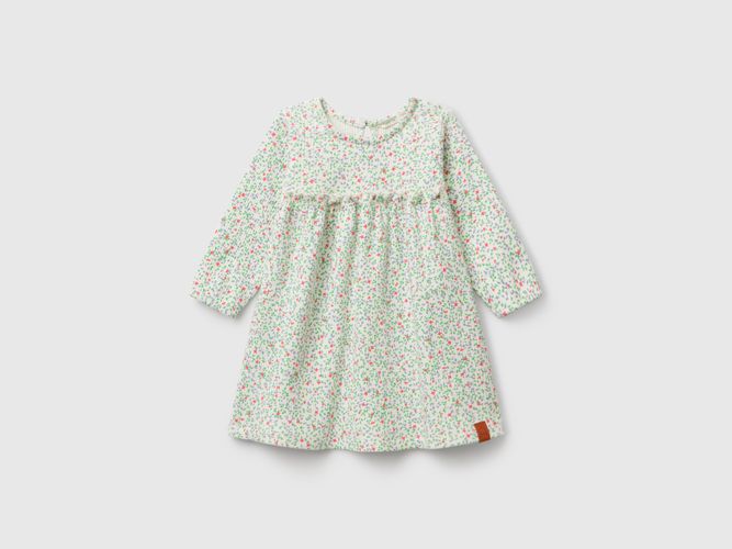 Benetton, Robe À Fleurs, taille 6-9, Crème, Enfants - United Colors of Benetton - Modalova