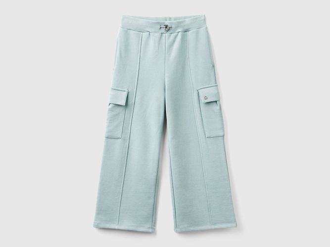 Benetton, Pantalon Cargo Coupe Wide, taille 2XL, Gris Perle, Enfants - United Colors of Benetton - Modalova