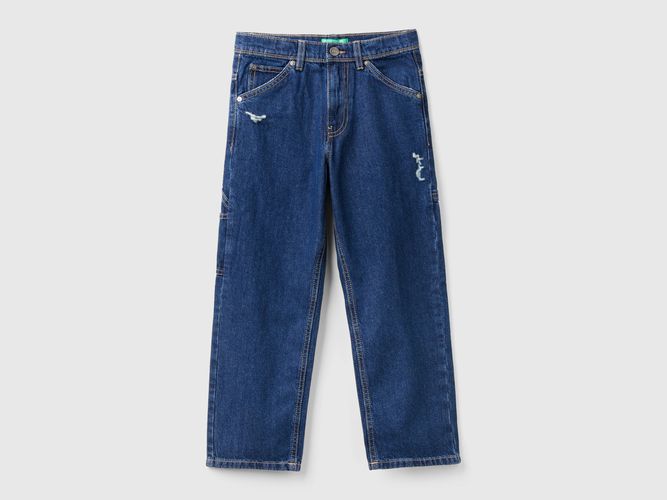 Benetton, Jeans Style Workwear, taille 2XL, Bleu, Enfants - United Colors of Benetton - Modalova