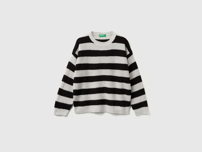 Benetton, Pull Rayé, Taille: S, Noir, Enfants - United Colors of Benetton - Modalova