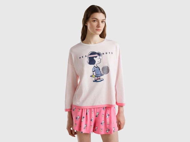 Benetton, T-shirt Lucy ©peanuts, taglia XS, Rosa Tenue, Donna - United Colors of Benetton - Modalova