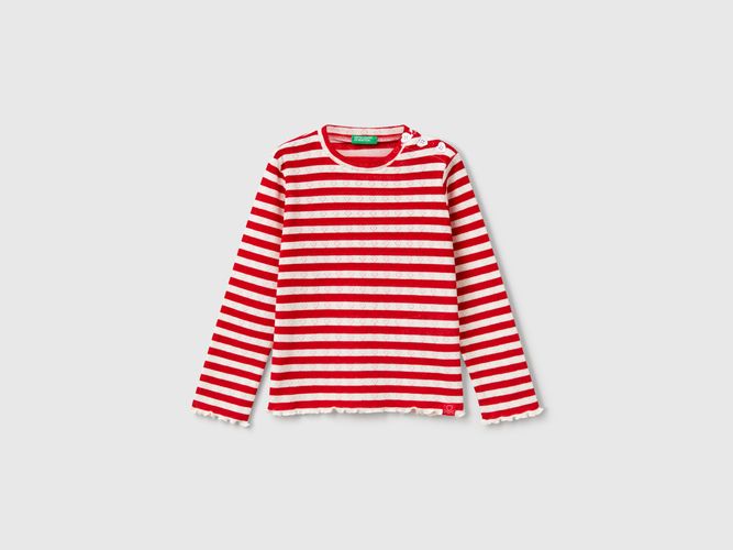 Benetton, T-shirt Rayé, taille 12-18, Rouge, Enfants - United Colors of Benetton - Modalova