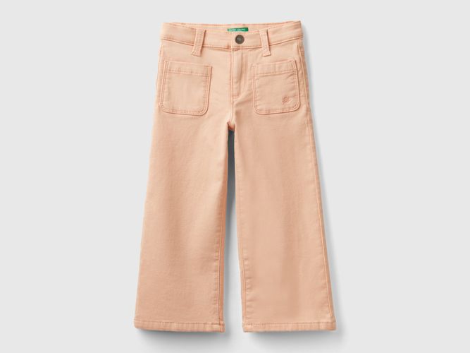 Benetton, Pantalon Ample En Coton Stretch, taille 2-3, Rose Pâle, Enfants - United Colors of Benetton - Modalova