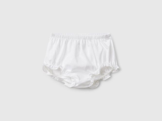 Benetton, Jupe-culotte En Coton, taille 0-1, Blanc, Enfants - United Colors of Benetton - Modalova