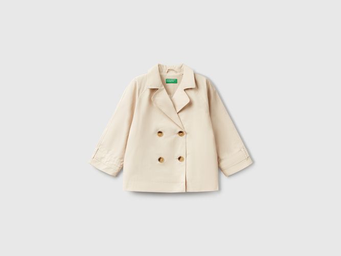 Benetton, Trench Court À Double Boutonnage, taille 2XL, , Enfants - United Colors of Benetton - Modalova