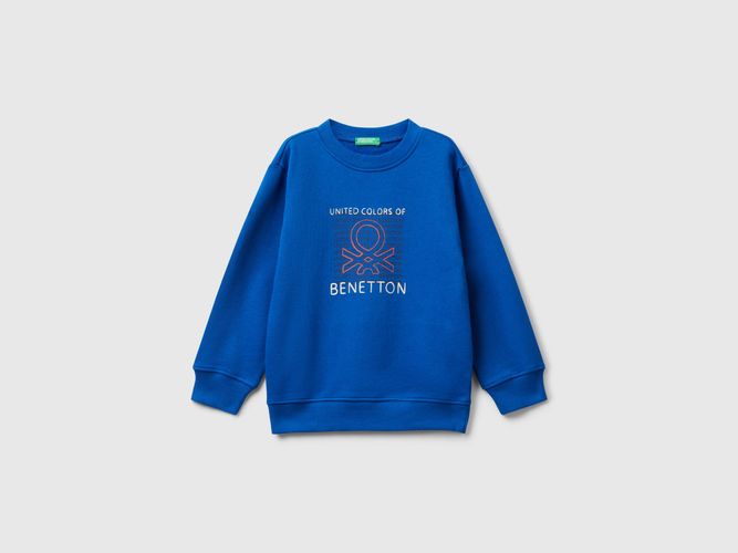 Benetton, Sweat-shirt Coupe Régulière Avec Imprimé, Taille: 2-3, Turquoise, Enfants - United Colors of Benetton - Modalova