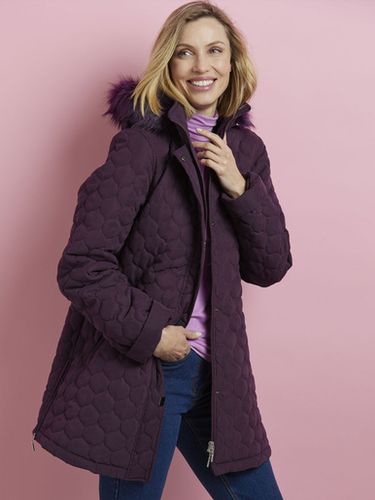 Parka matelassée courte en microfibre - Daxon - Modalova