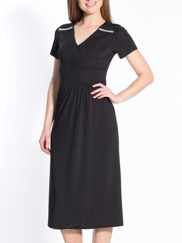 Robe à encolure V croisée - Daxon - Modalova