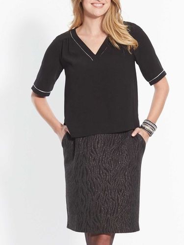 Robe 2 en 1, bi-matière - Daxon - Modalova