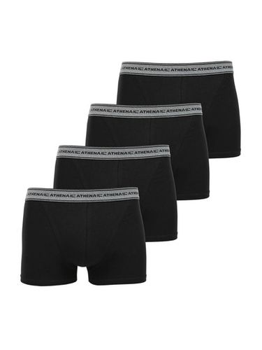 Lot de 4 boxers Basic Coton - Athéna - Modalova