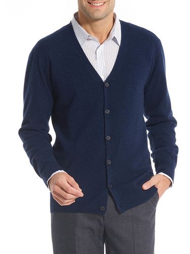 Gilet boutonné laine et cachemire - Daxon - Modalova