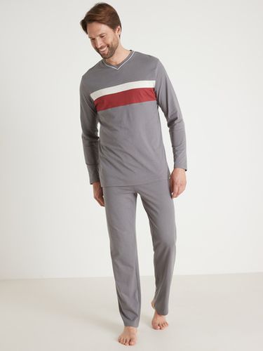 Pyjamas jersey pur coton lot de 2 - Honcelac - Modalova