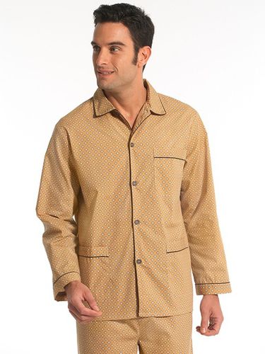 Pyjama rayé pur coton peigné - Daxon - Homme