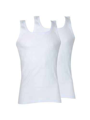 Lot de 2 maillots de corps pur coton bio - Athéna - Modalova