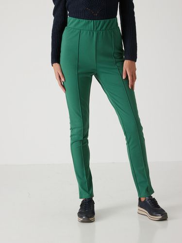 Pantalon droit élastiqué maille milano - Daxon - Modalova