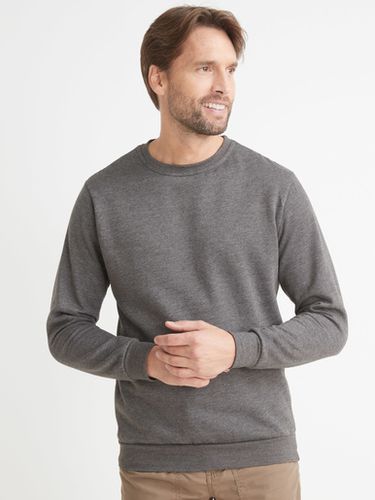 Sweat-shirt encolure ronde molleton - Daxon.fr - Modalova