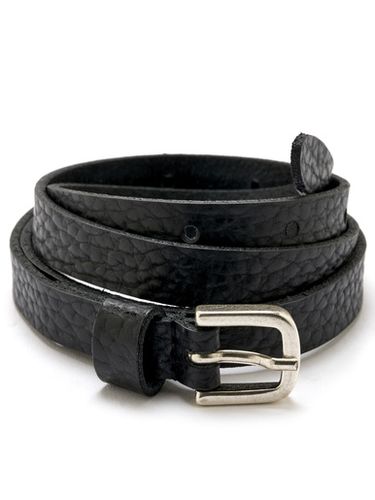 Ceinture irisée façon reptile en cuir - Daxon - Modalova