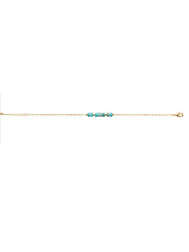 Bracelet jaspe bleu - Daxon - Modalova