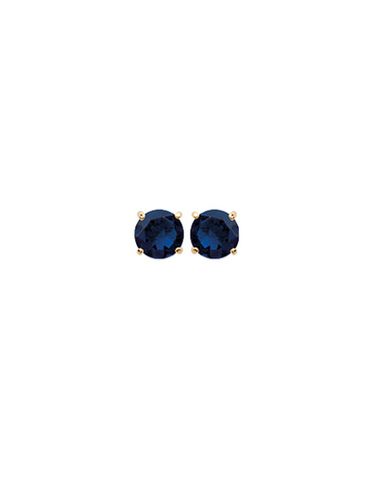 Puces d'oreilles pierre bleue - Daxon - Modalova