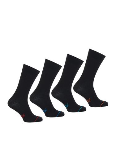 Lot de 4 paires de chaussettes hautes - Athéna - Modalova