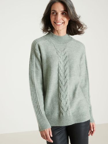 Pull col montant en jersey envers - Daxon - Modalova