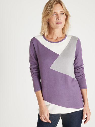 Pull en maille jersey intarsia - Daxon - Modalova