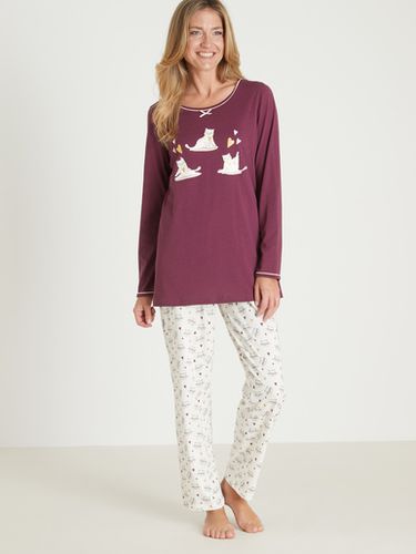 Lot de 2 pyjamas maille pur coton - Daxon - Modalova