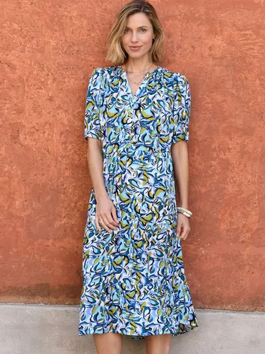 Robe longue à volants - Daxon - Modalova