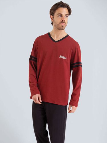 Pyjama long homme Ecopack - Athéna - Modalova