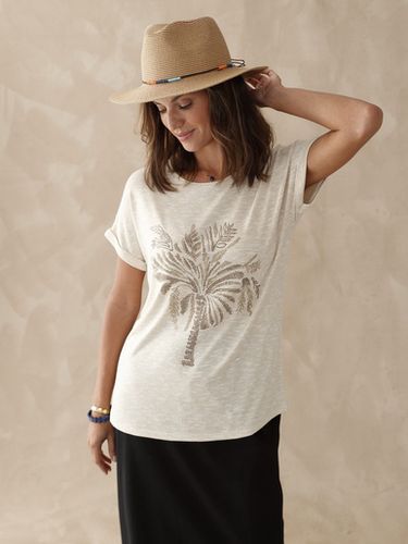 Tee-shirt motif palmier - Daxon - Modalova