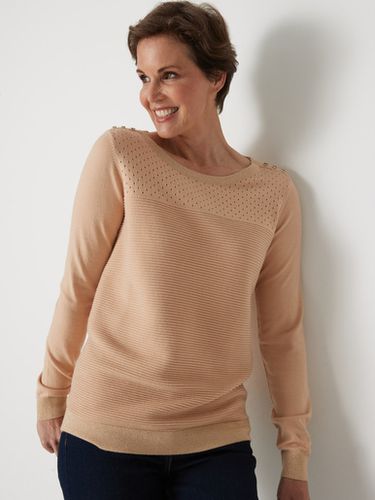 Pull en maille jersey et ottoman - Daxon - Modalova