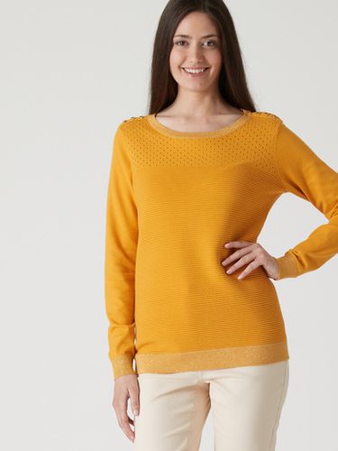 Pull en maille jersey et ottoman - Daxon - Modalova