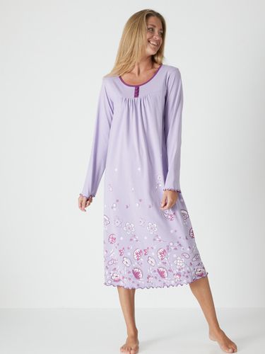 Chemise de nuit ample maille pur coton - Daxon - Modalova