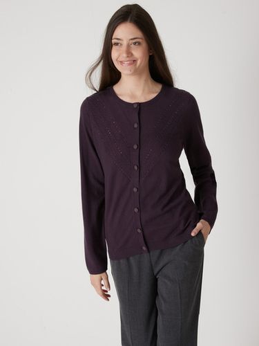 Cardigan point fantaisie détails rivets - Daxon - Modalova