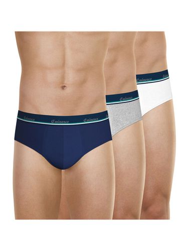 Lot de 3 slips homme coton stretch - Eminence - Modalova