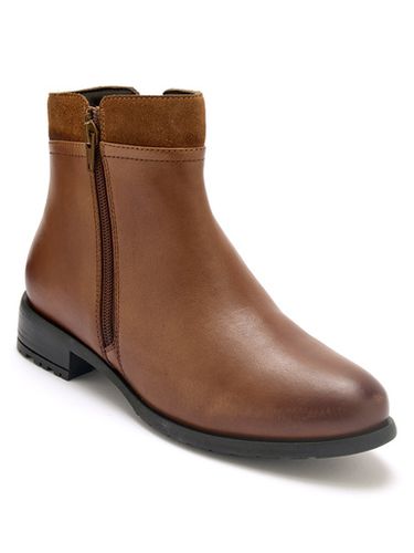 Boots en cuir double zip - Pédiconfort - Modalova