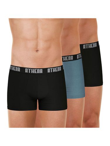 Lot de 3 boxers homme Basic Color - Athéna - Modalova