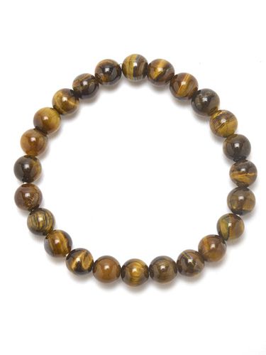 Bracelet perles oeil de tigre - Daxon - Modalova