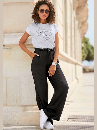 Pantalon paperbag coulisse à la taille - LASCANA - Modalova
