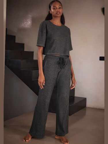 Pantalon d'intérieur pantalon côtelé avec jambes larges - LASCANA - Modalova