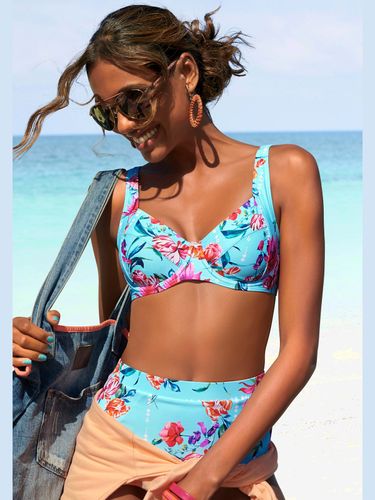 Haut de maillot de bain à armatures imprimé floral moderne - Sunseeker - Modalova