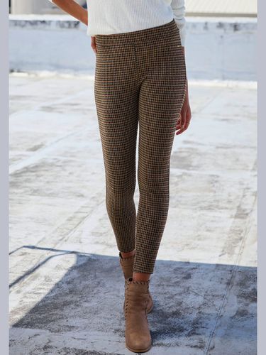 Legging brillant à carreaux - LASCANA - Modalova