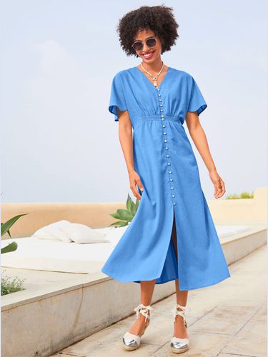 Robe 30% de lin - Linea Tesini - Modalova