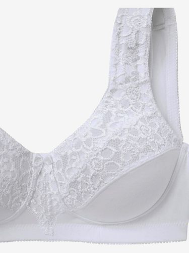 Soutien-gorge large soutien-gorge en coton (sans garnissage) - petite fleur - Modalova