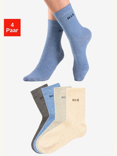 Chaussettes bords-côtes non irritants - , , - H.I.S - Modalova