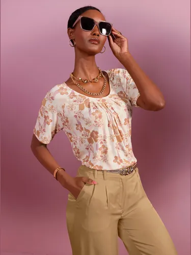 T-shirt imprimé viscose - - Creation L - Modalova