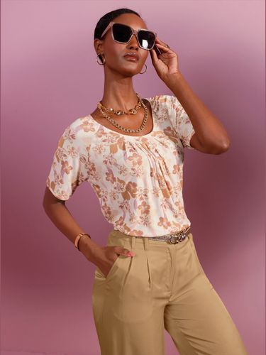 T-shirt imprimé viscose - - Creation L - Modalova